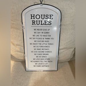 Farmhouse sign metal for decor